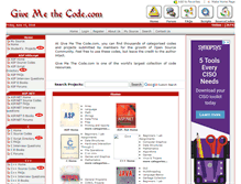 Tablet Screenshot of givemethecode.com